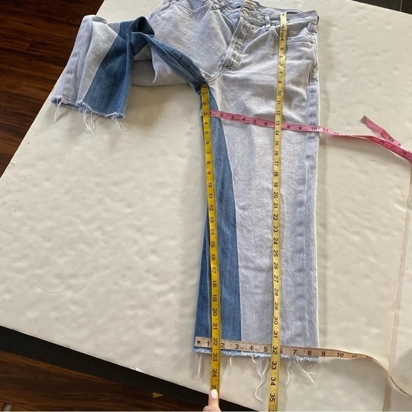 Citizens Of Humanity Cora Crop Relaxed Shadow Inseam Jeans Waist 27 Womens Small - Picture 16 of 16